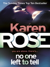 No One Left to Tell (eBook)